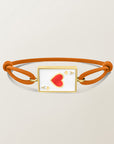 Playing card bracelet