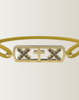 Pulsera cruz diamante negro de Ámsterdam