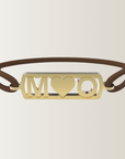 Pulsera de iniciales con corazón