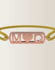 Pulsera de iniciales con corazón