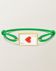 Playing card bracelet