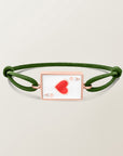 Playing card bracelet
