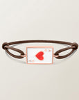 Playing card bracelet