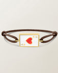 Playing card bracelet