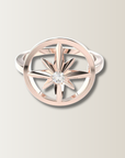 Star ring with diamond