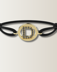 letters black diamond bracelet