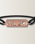 Pulsera de iniciales con corazón