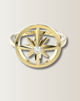 Star ring with diamond