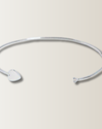 Hard bracelet with diamond