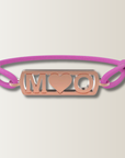 Pulsera de iniciales con corazón