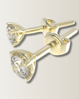 Ear stud with diamonds 0.16 ct.
