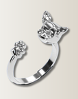 Doggie ring with diamond