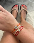 Pulsera de diamantes Letter