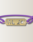 Pulsera de iniciales con corazón