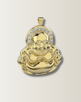 Buddha hanger with diamonds