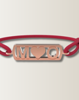 Pulsera de iniciales con corazón