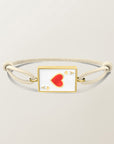 Playing card bracelet