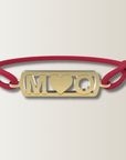 Pulsera de iniciales con corazón