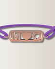 Pulsera de iniciales con corazón