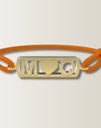 Pulsera de iniciales con corazón