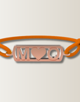 Pulsera de iniciales con corazón