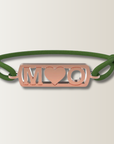 Pulsera de iniciales con corazón