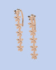 Flower garland earring