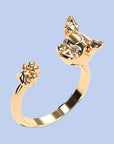 Doggie ring met diamant