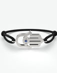 Pulsera de zafiro Hamsa