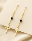 Cross earrings