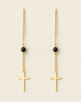 Cross earrings