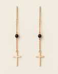 Cross earrings