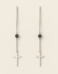 Cross earrings