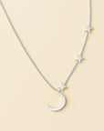 Collar de luna con estrellas