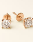 Ear stud with diamonds 0.16 ct.