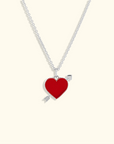 Heart with arrow necklace