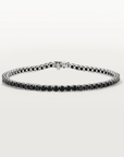 Tennisarmband mit schwarzen Diamanten