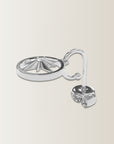 Star earring creole