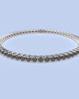 tennis armband met zwarte diamanten