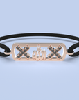 Pulsera Amsterdam zwarte diamant allah