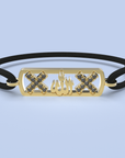 Pulsera Amsterdam zwarte diamant allah