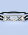 Pulsera Amsterdam zwarte diamant allah