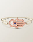 Pulsera de zafiro Hamsa