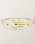 Pulsera de zafiro Hamsa