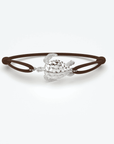 schildpad armband | Zilver