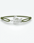 schildpad armband | Zilver