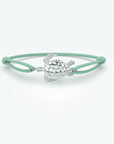 schildpad armband | Zilver