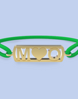 Pulsera de iniciales con corazón