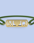 Pulsera de iniciales con corazón