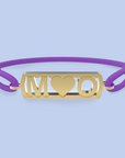 Pulsera de iniciales con corazón